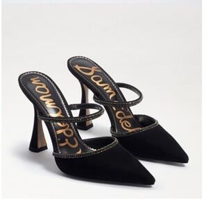 Sam Edelman black suede pump